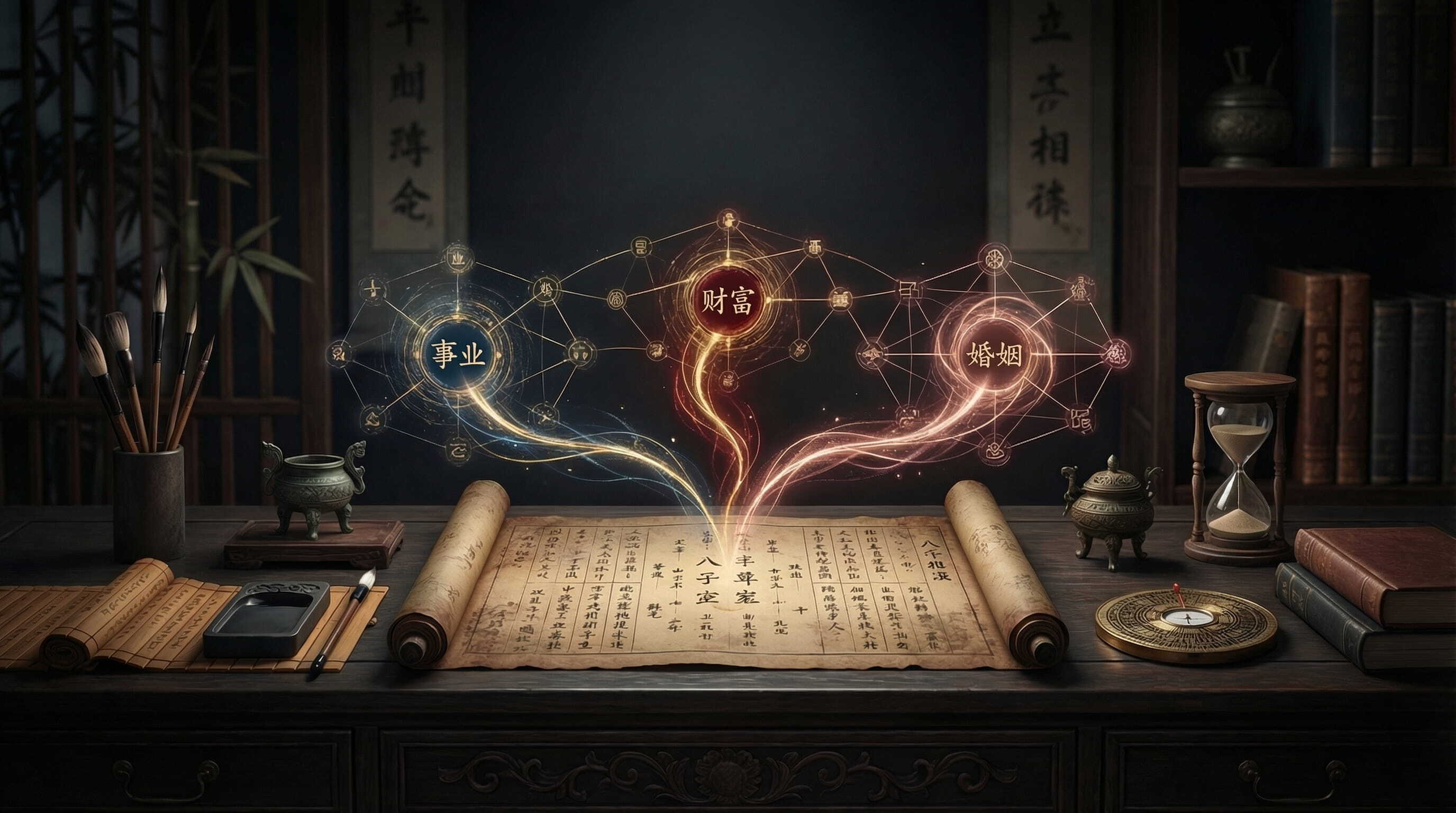 八字事业财富婚姻指南：解码人生核心变量