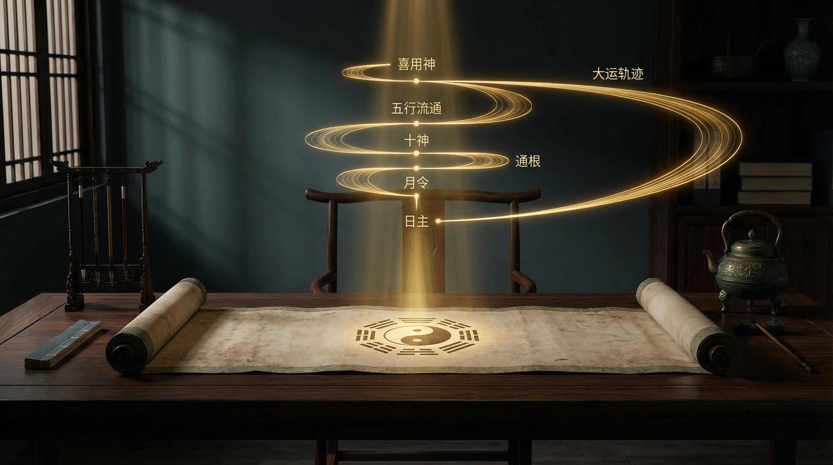 八字排盘怎么看：新手读盘顺序图解