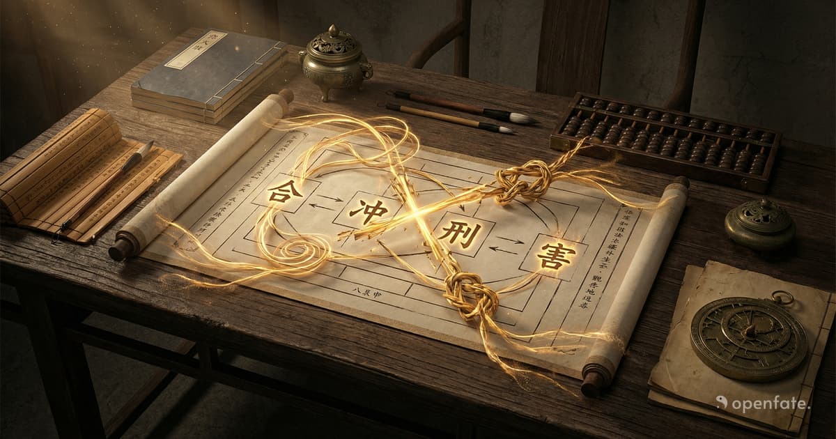 合衝刑害怎麼看？為什麼很多人不是關係不好，而是結構上更容易拉扯