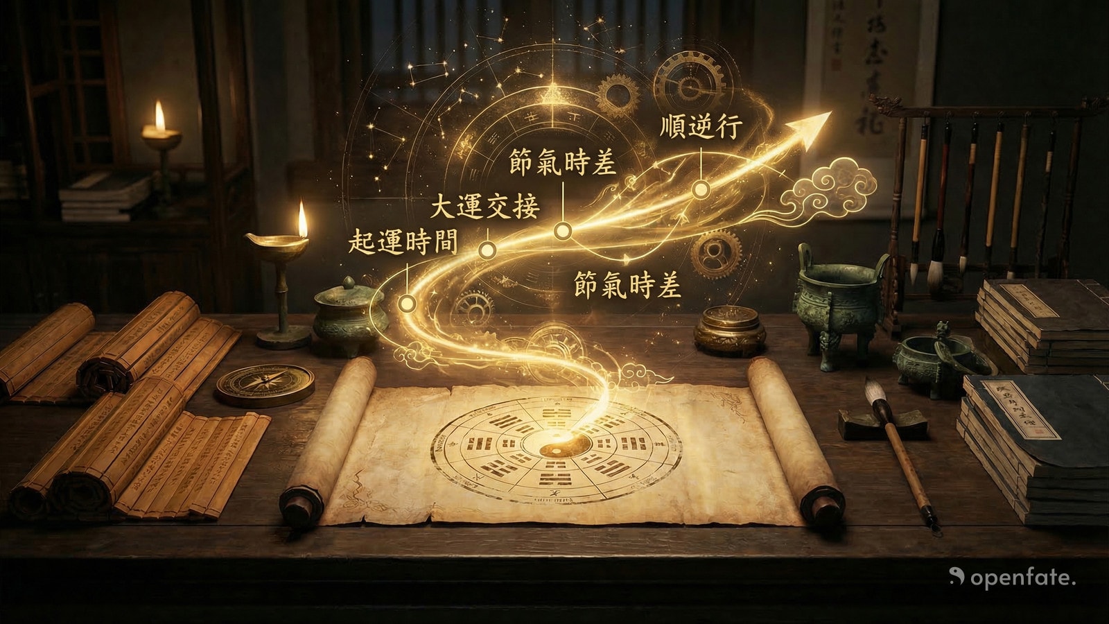 Bazi の幸運の柱の開始年齢を計算する方法