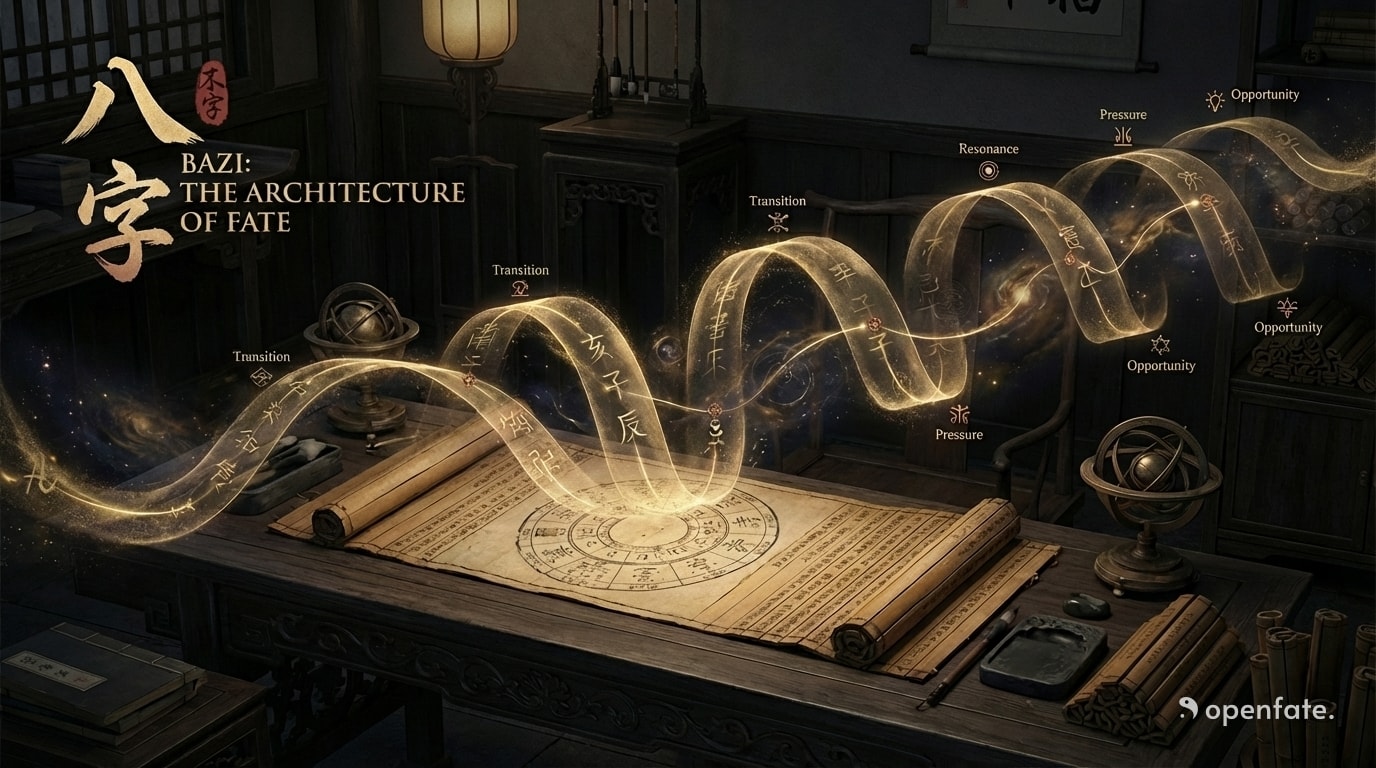 Bazi 運の柱の読み方: 10 年ごとの分析ガイド