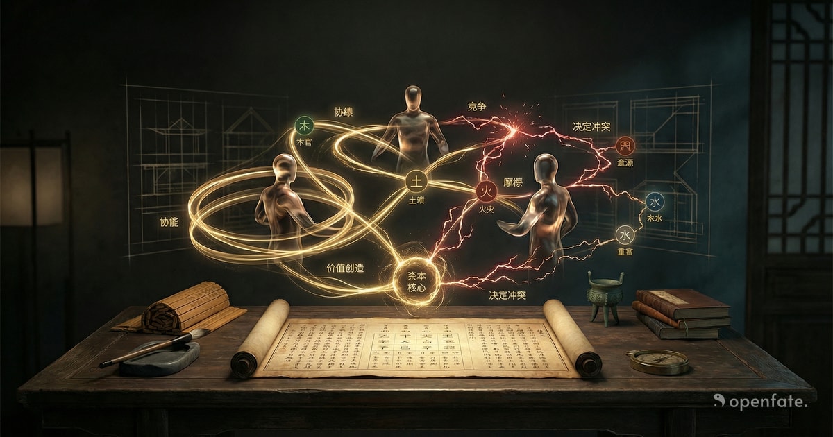 事业合伙人八字合盘与商业风控