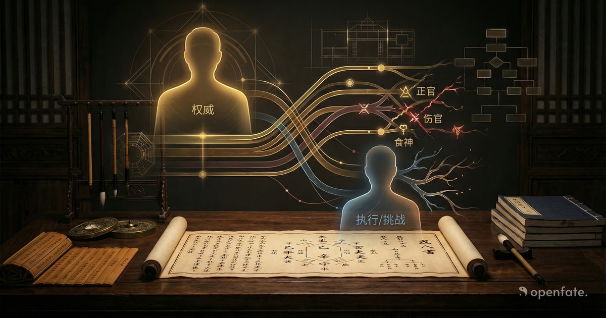 职场上下级八字合盘:用命理算法量化管理边界与向上管理密码