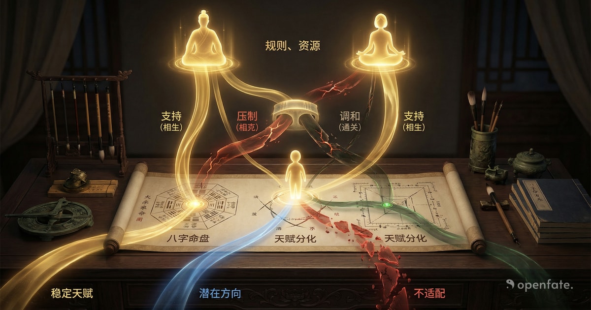 亲子八字合盘:用命理算法量化天赋基因与定制精英教育战略