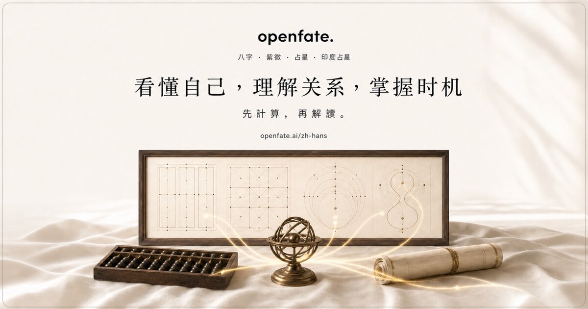 免费AI 命理与合盘| 八字、紫微、星盘、人类图| OpenFate